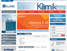 Tablet Screenshot of klimikdergisi.org